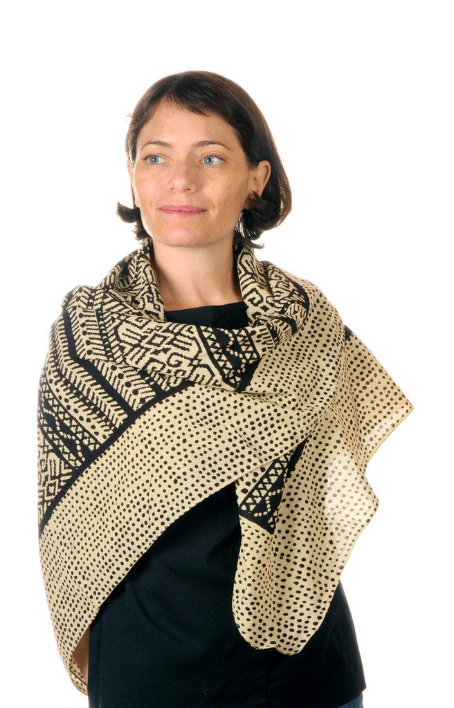 Anokhi Scarf In Basketweave