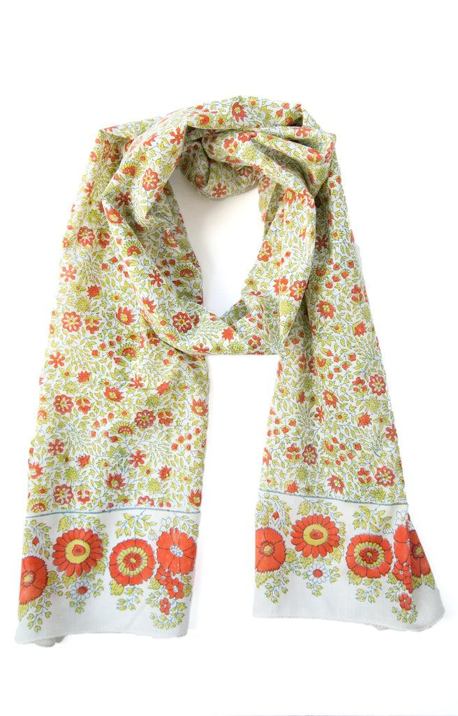 Anokhi Scarf In Bitsy Citrus