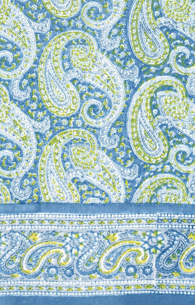 anokhi Scarf in Blue Paisley