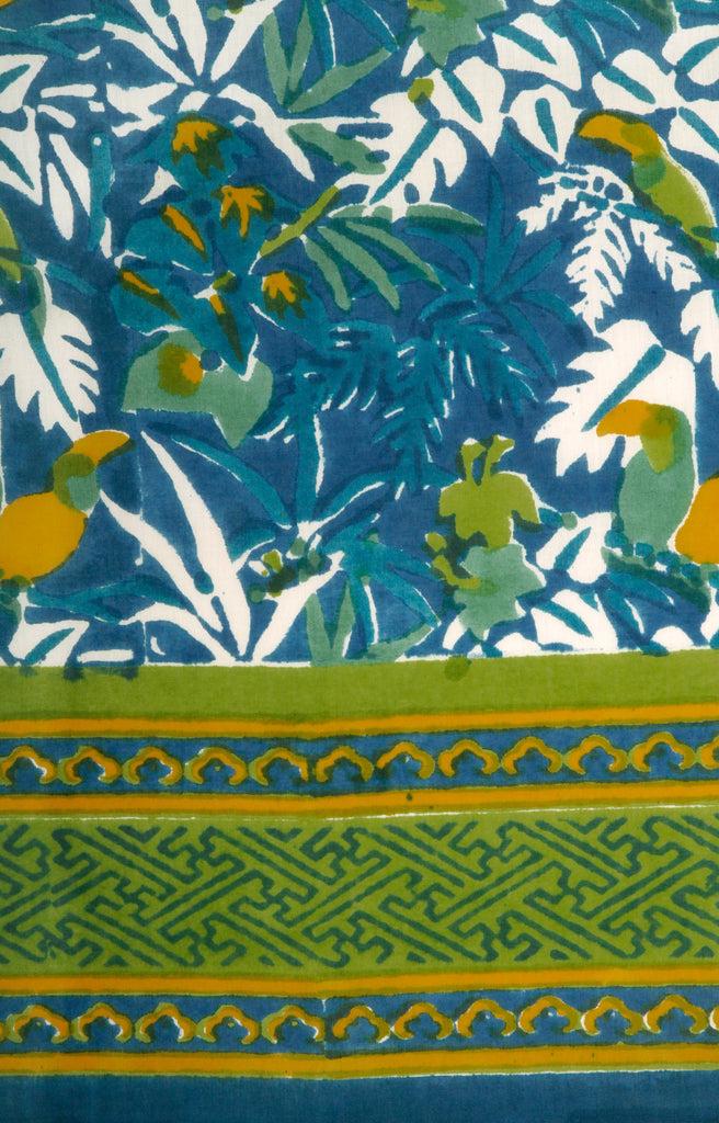 anokhi Scarf in Blue Parrot