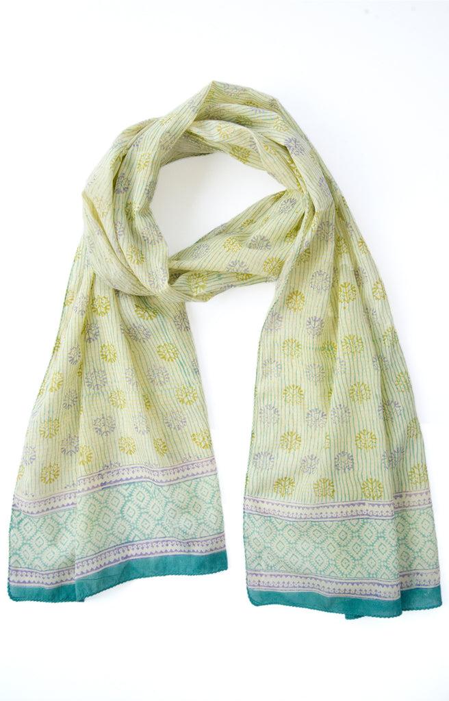 Anokhi Scarf In Blueberry Hill
