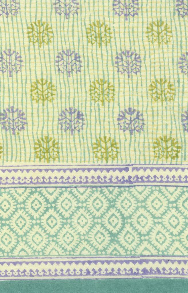 anokhi Scarf in Blueberry Hill