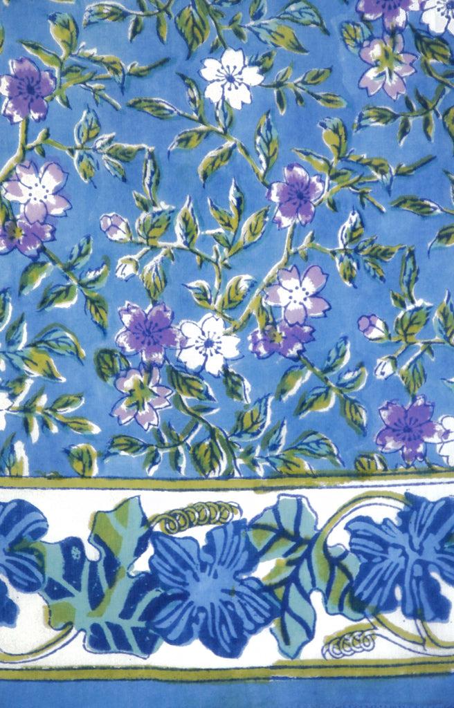 anokhi Scarf in Bramble Blue