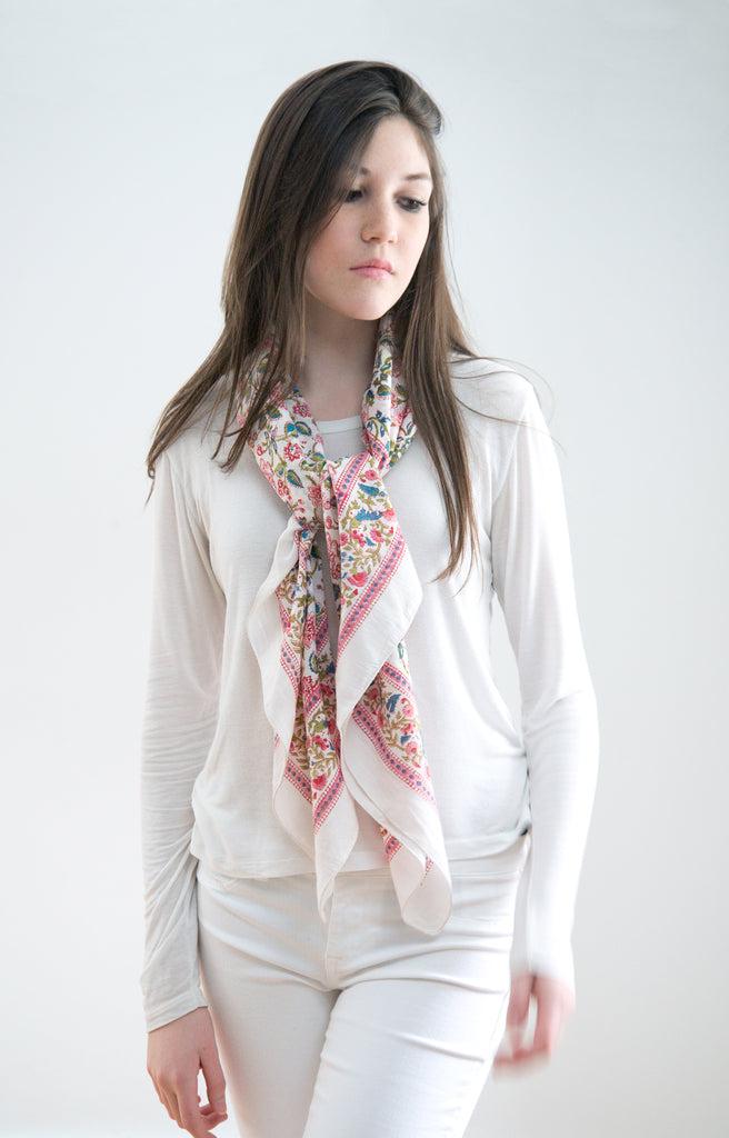 Anokhi Scarf In Carnations