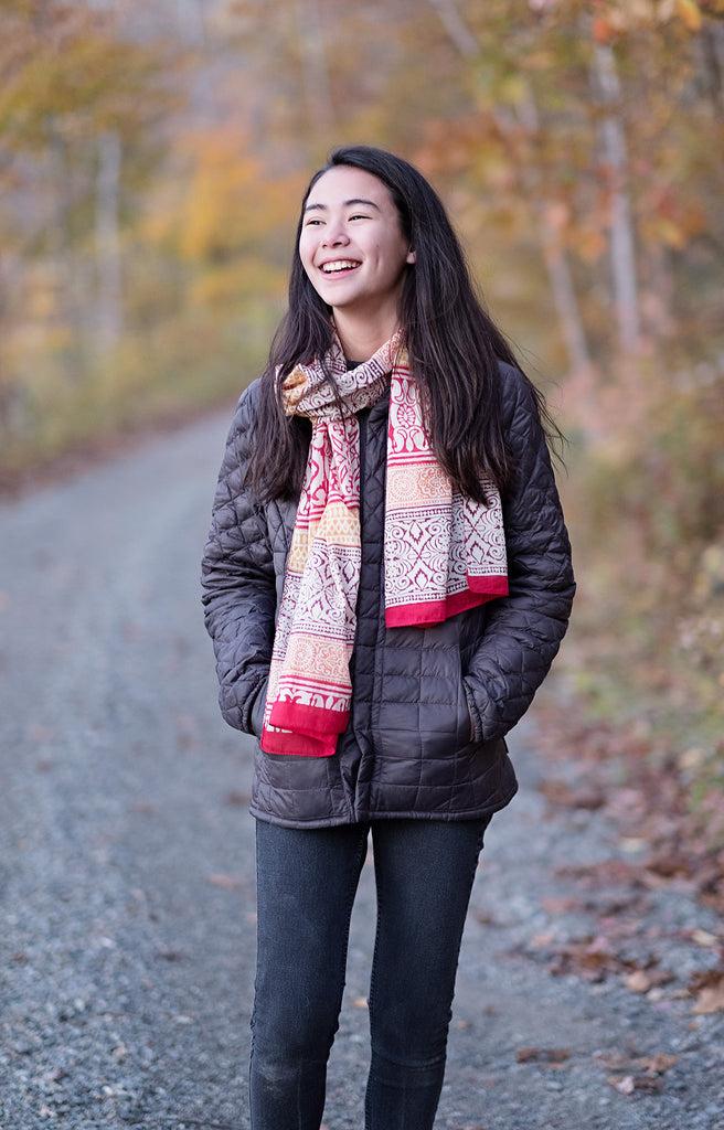 Anokhi Scarf In Colored Sands