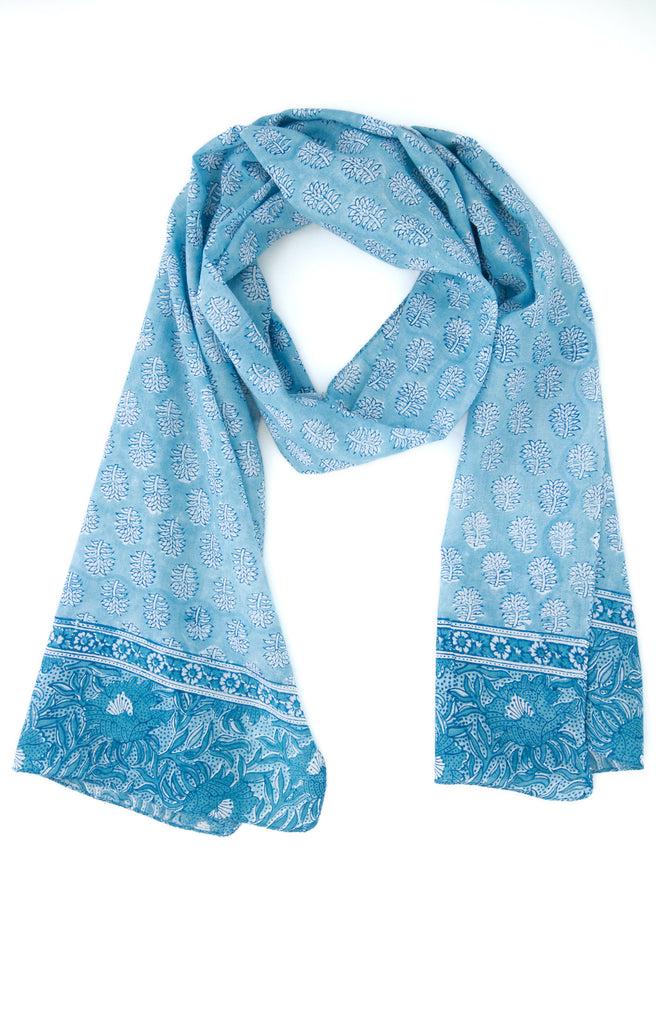 Anokhi Scarf In Faded Flowers
