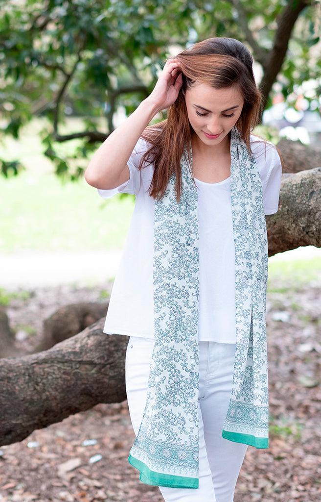 Anokhi Scarf In Filigree