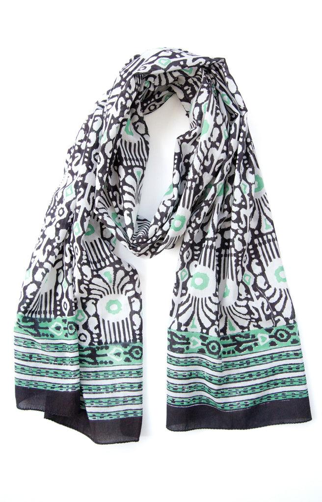 Anokhi Scarf In Ikat