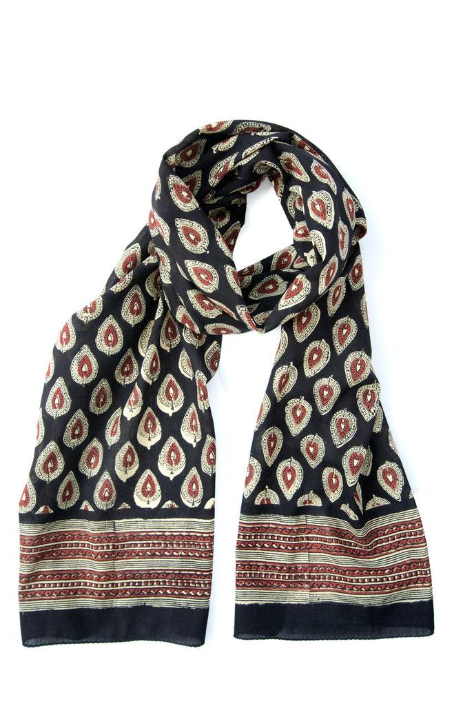 Anokhi Scarf In Iron Cypress