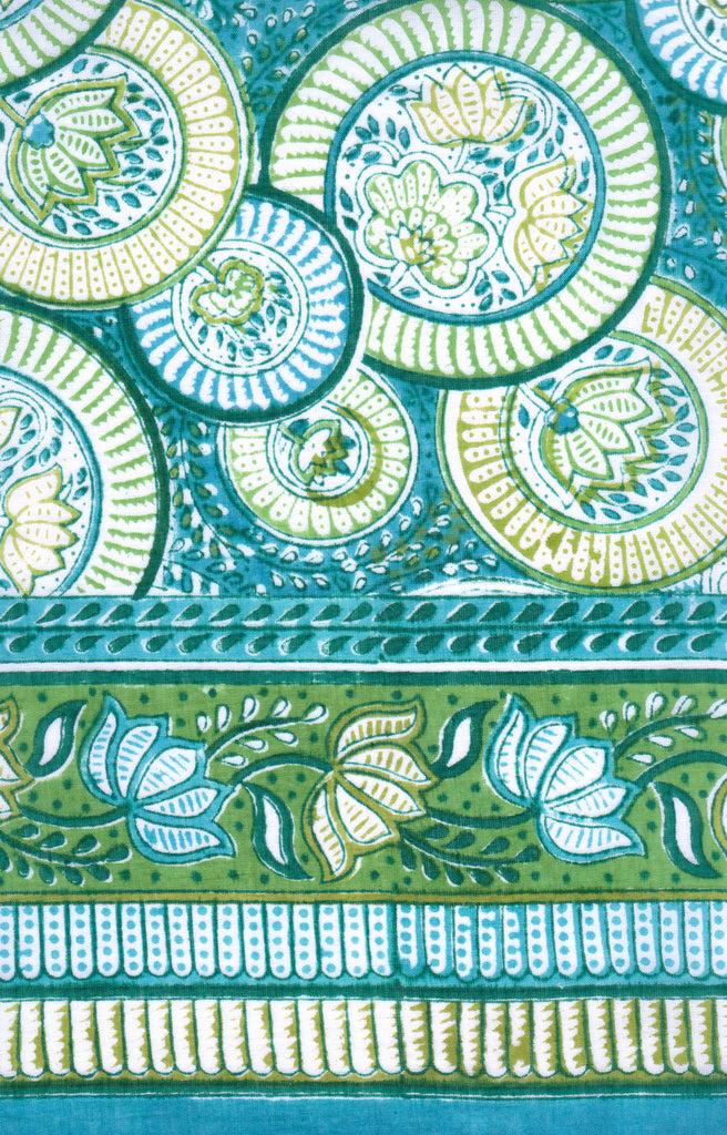 anokhi Scarf in Jade Circles