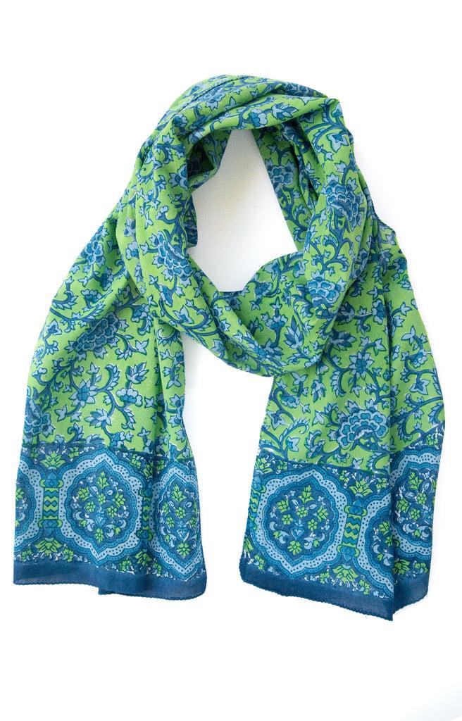 Anokhi Scarf In Jewel Flower