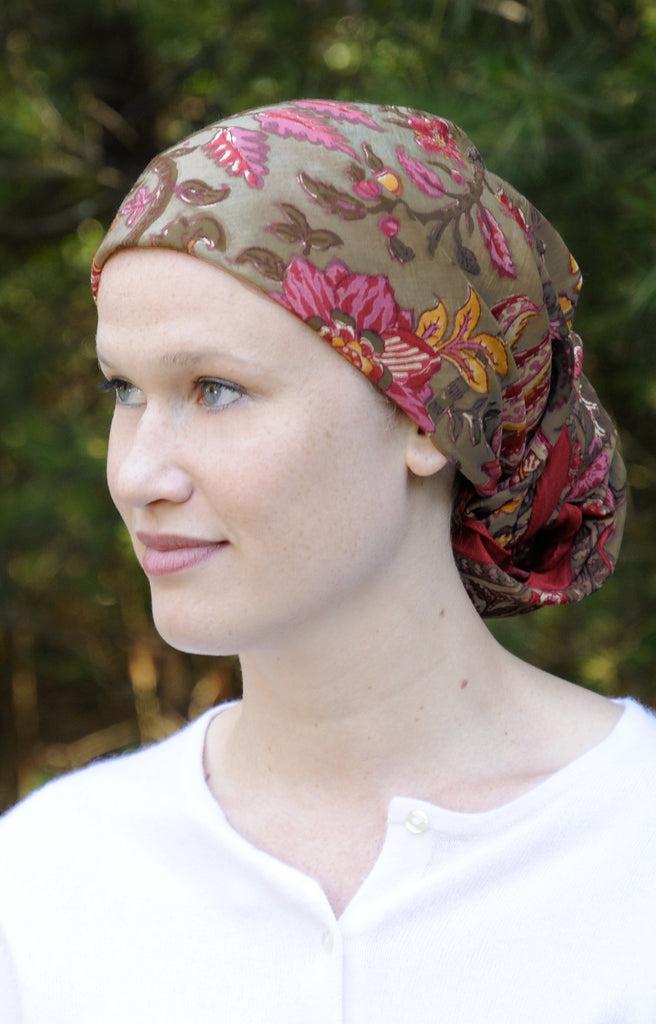 Anokhi Scarf In Khaki Tapestry