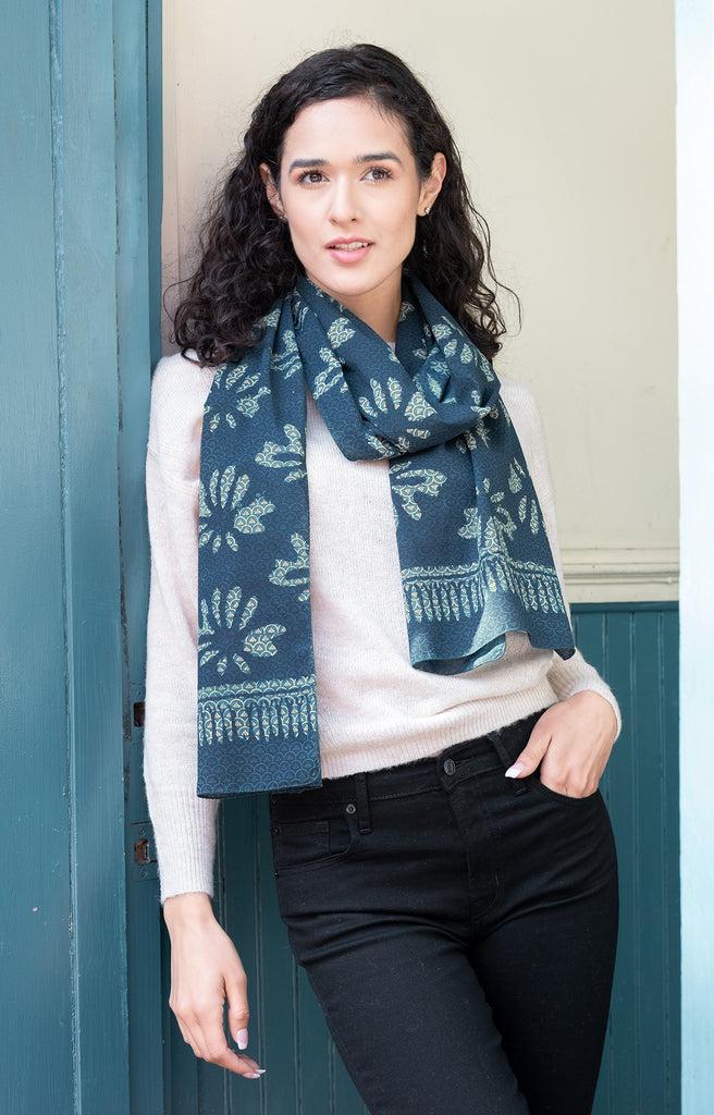 Anokhi Scarf In Lotus