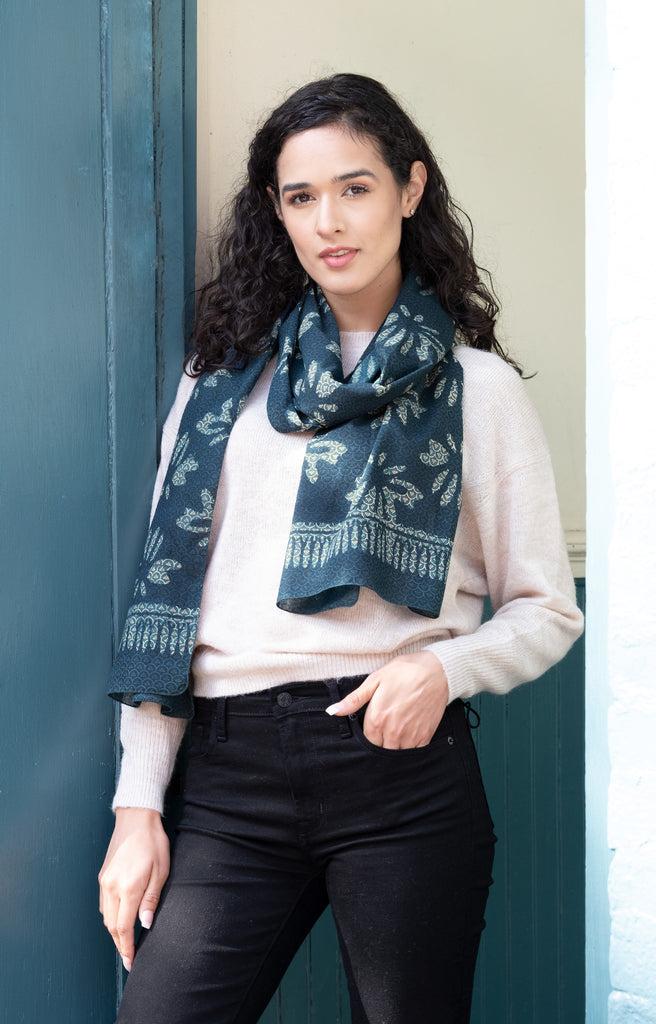 Anokhi Scarf In Lotus
