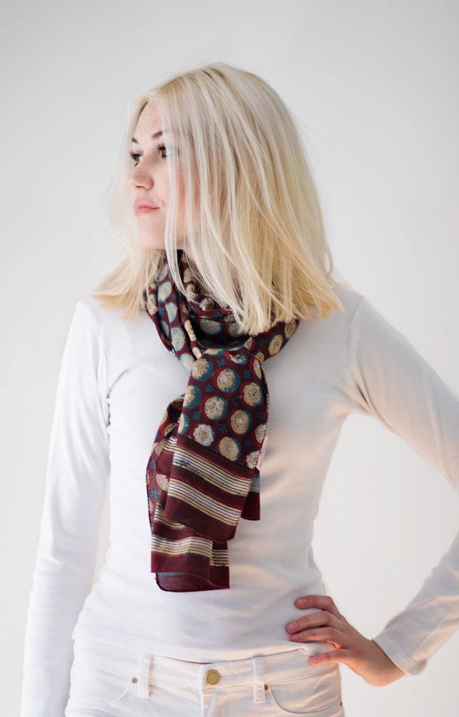 Anokhi Scarf In Medallions