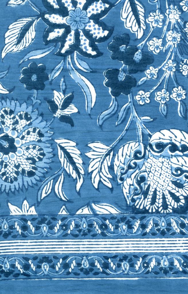 anokhi Scarf in Ming Blue