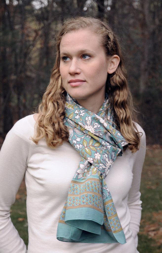 Anokhi Scarf In Modern Floral