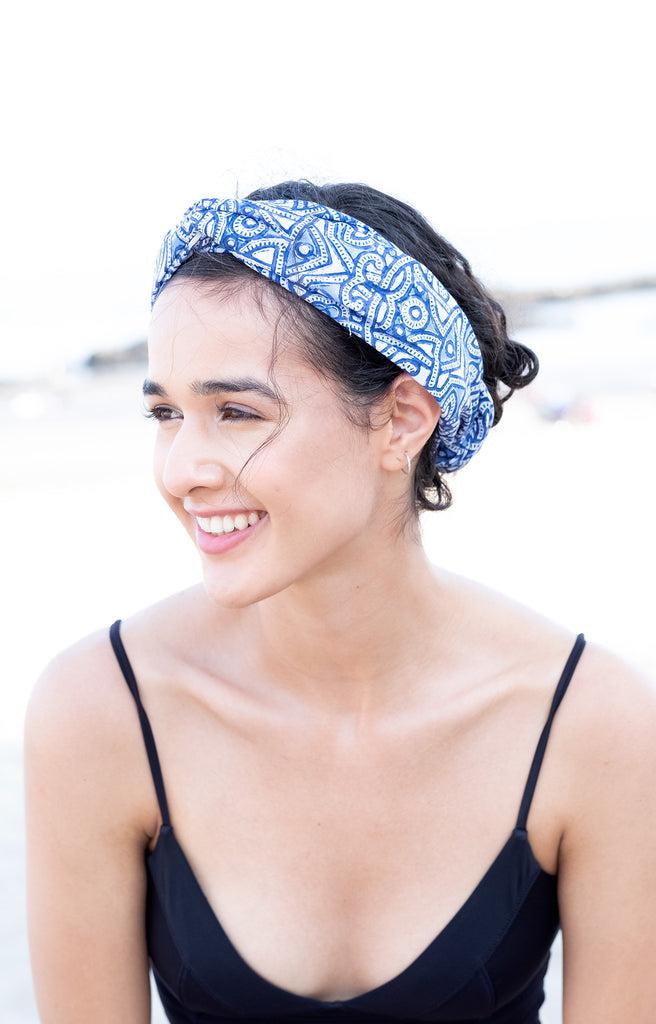 Anokhi Scarf In Moroccan Blue