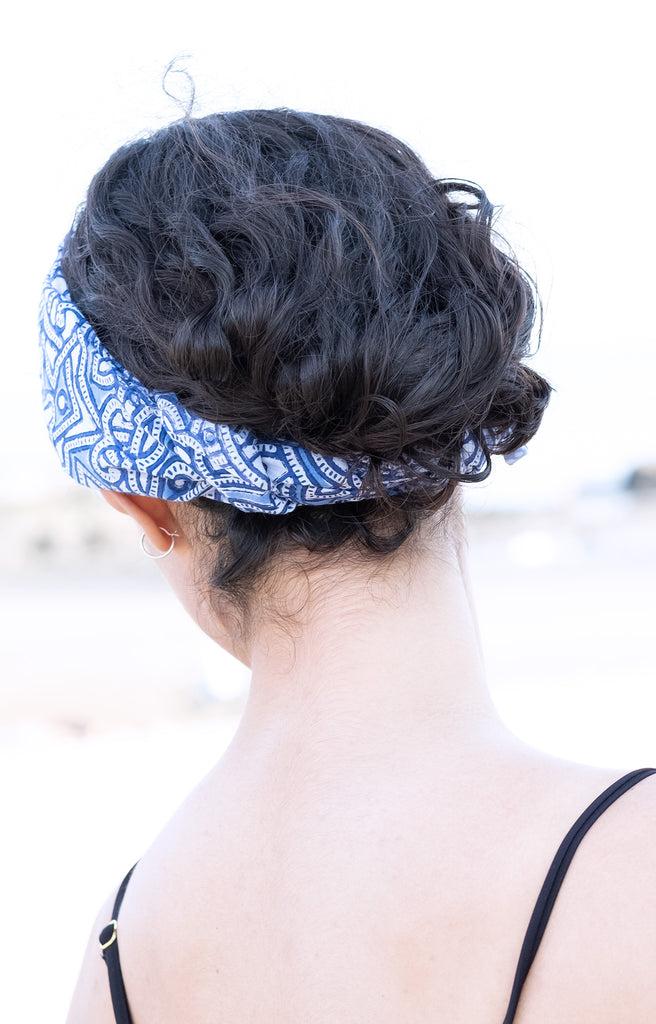 Anokhi Scarf In Moroccan Blue