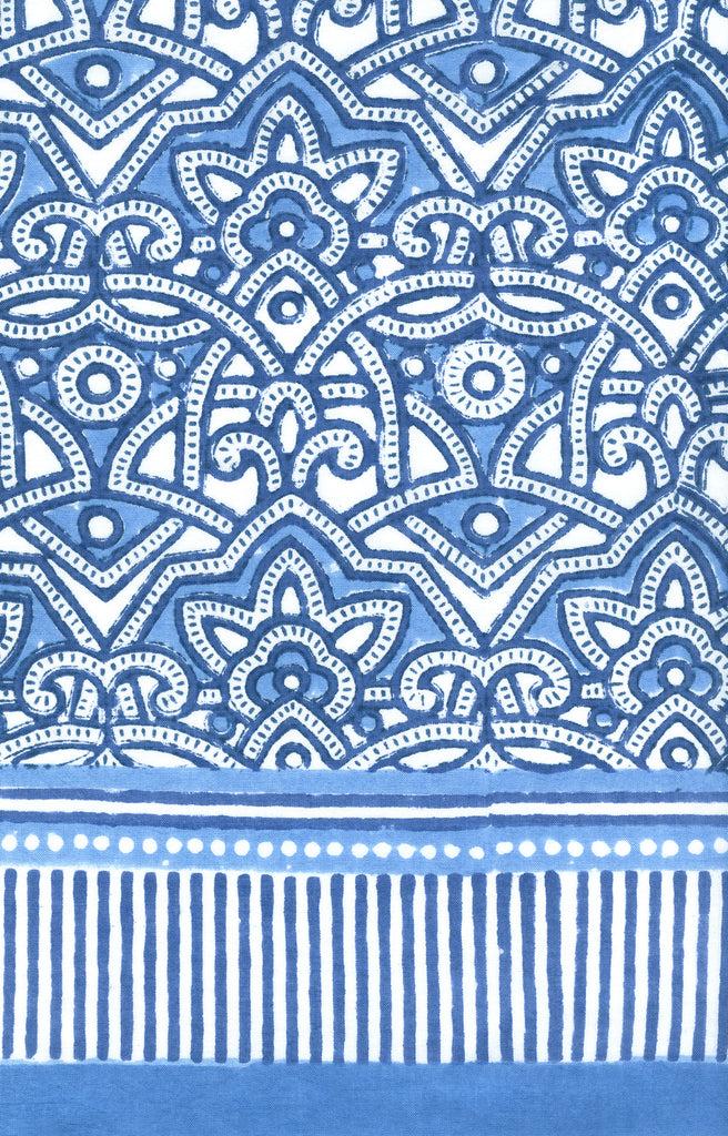 anokhi Scarf in Moroccan Blue