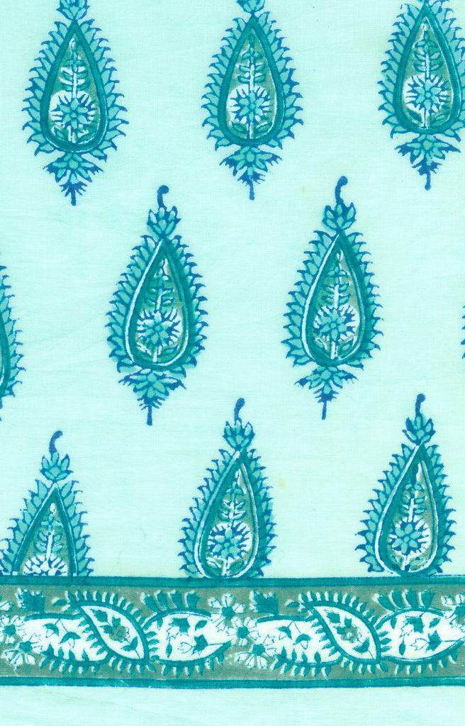 anokhi Scarf in Ocean Crest