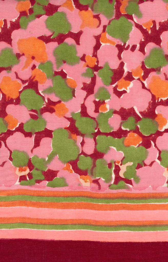 anokhi Scarf in Pink Popcorn