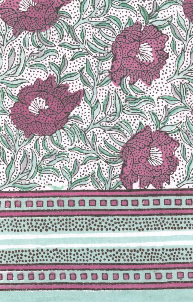 anokhi Scarf in Raspberry Sea Flower