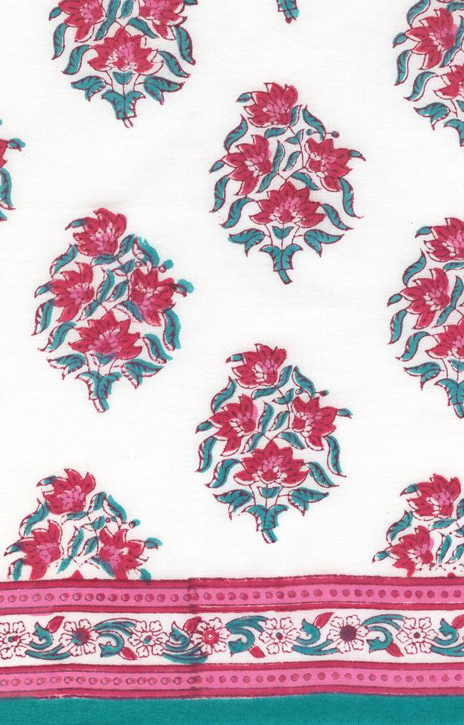 anokhi Scarf in Rosy Posy