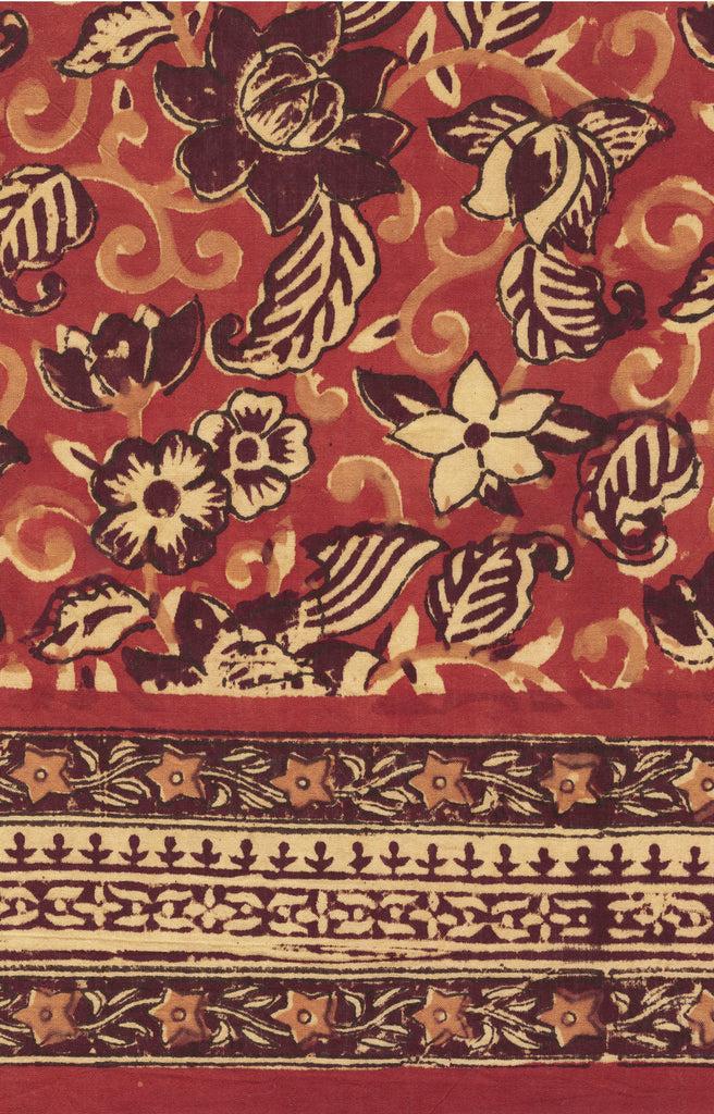 anokhi Scarf in Rust Garden