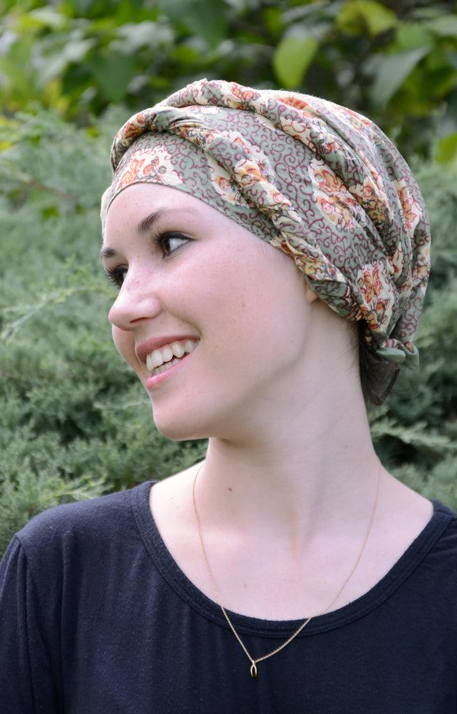 Anokhi Scarf In Sage Harvest