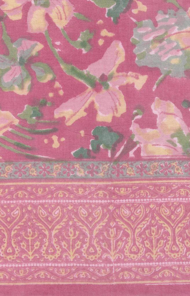 anokhi Scarf in Scattered Flowers