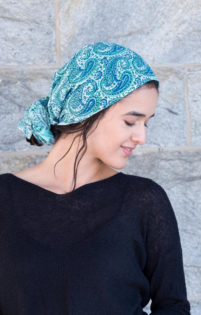 Anokhi Scarf In Sea Swirl