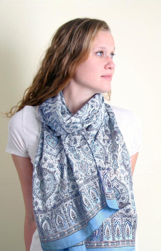 Anokhi Scarf In Sky Palace