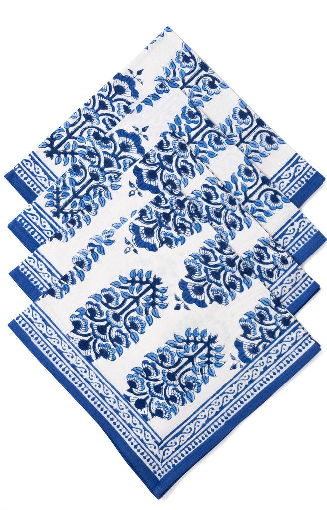 Anokhi Table Linens In Moghul Blue