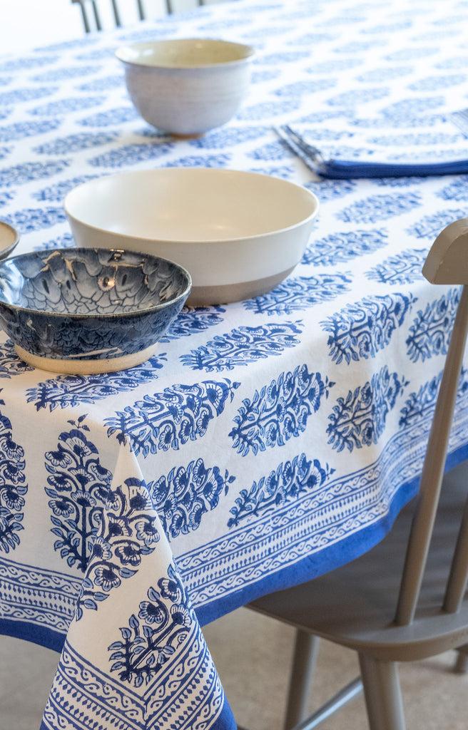 Anokhi Table Linens In Moghul Blue
