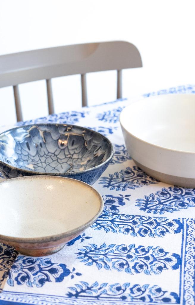Anokhi Table Linens In Moghul Blue