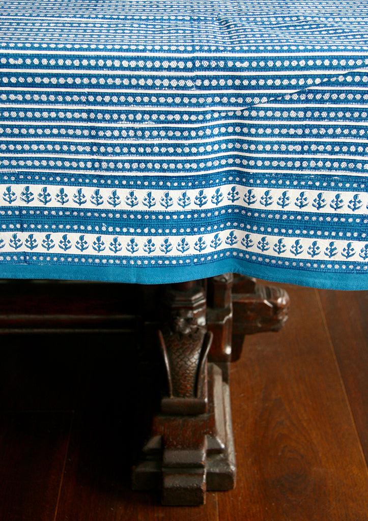 Anokhi Table Linens In Striped Denim