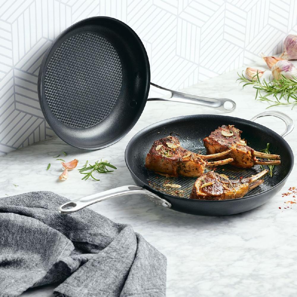 Anolon 10-Inch And 12-Inch Hybrid Nonstick Frying Pan Set