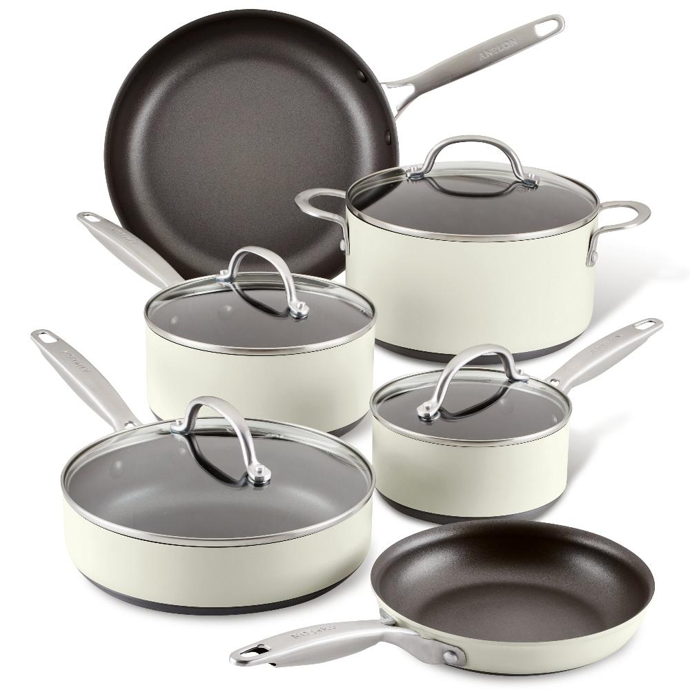 Anolon 10-Piece Hard Anodized Nonstick Cookware Set