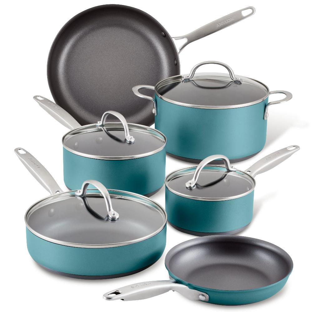 Anolon 10-Piece Hard Anodized Nonstick Cookware Set