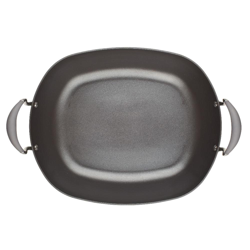 Anolon 16-Inch X 13-Inch Hard Anodized Nonstick Roaster With Rack
