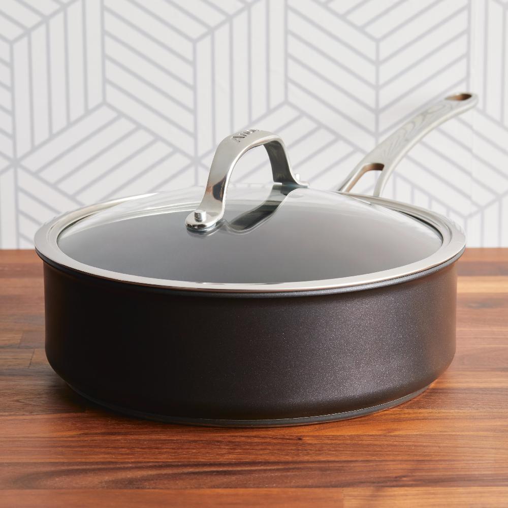 Anolon 3.5-Quart Hybrid Nonstick Induction Sauté Pan With Lid