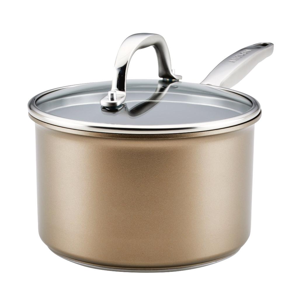 anolon 3-Quart Hard Anodized Nonstick Saucepan with Lid