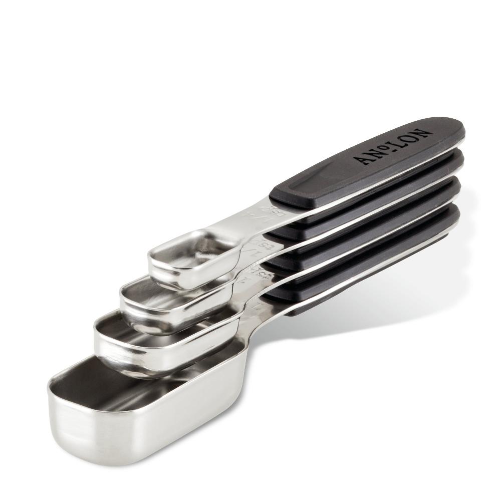 anolon 4-Piece SureGrip® Magnetic Measuring Spoon Set