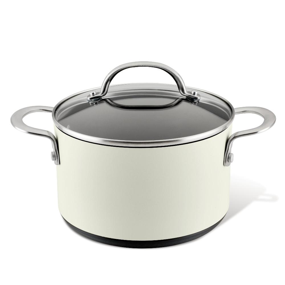 Anolon 4-Quart Hard Anodized Nonstick Saucepot With Lid