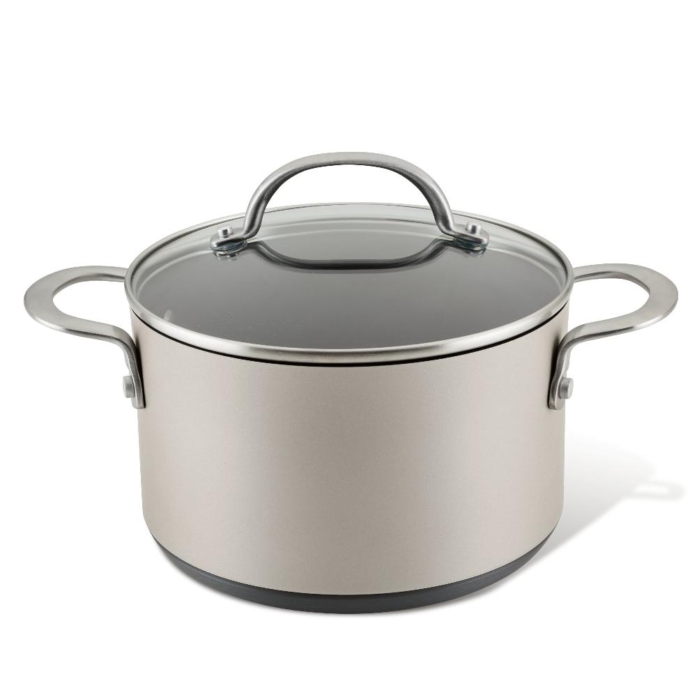 Anolon 4-Quart Hard Anodized Nonstick Saucepot With Lid