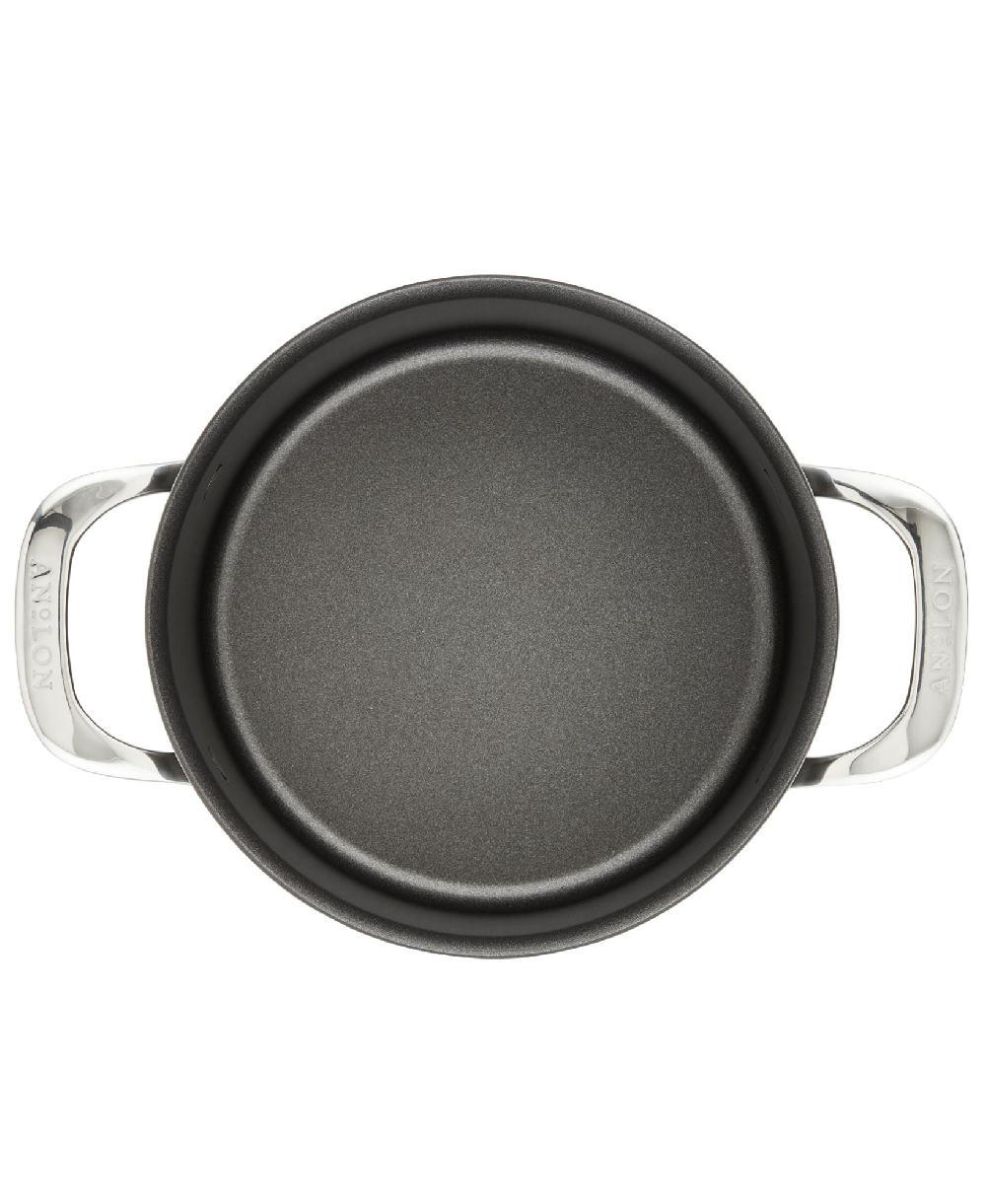 Anolon 4-Quart Hard Anodized Nonstick Saucepot With Lid