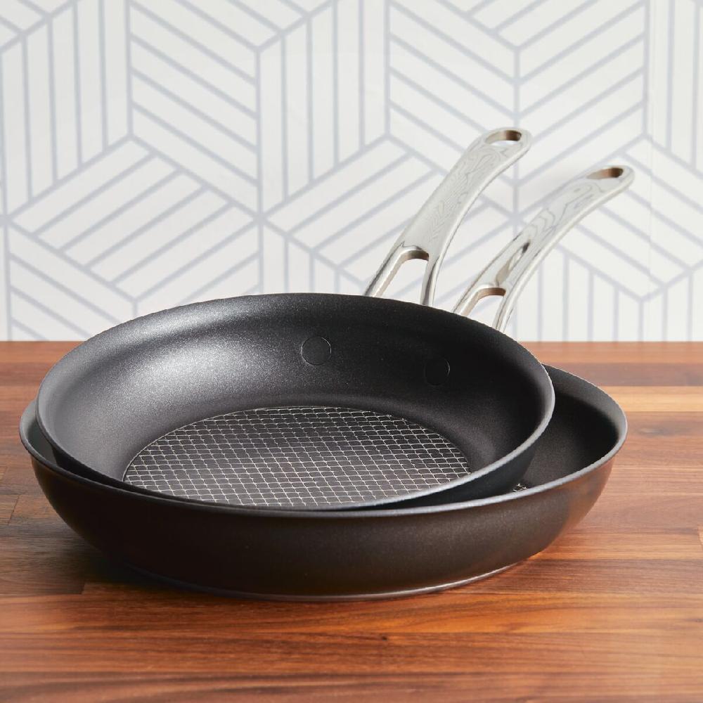 Anolon 8.25-Inch And 10-Inch Hybrid Nonstick Frying Pan Set