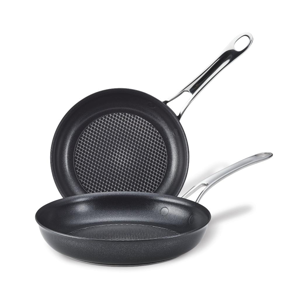anolon 8.25-Inch and 10-Inch Hybrid Nonstick Frying Pan Set