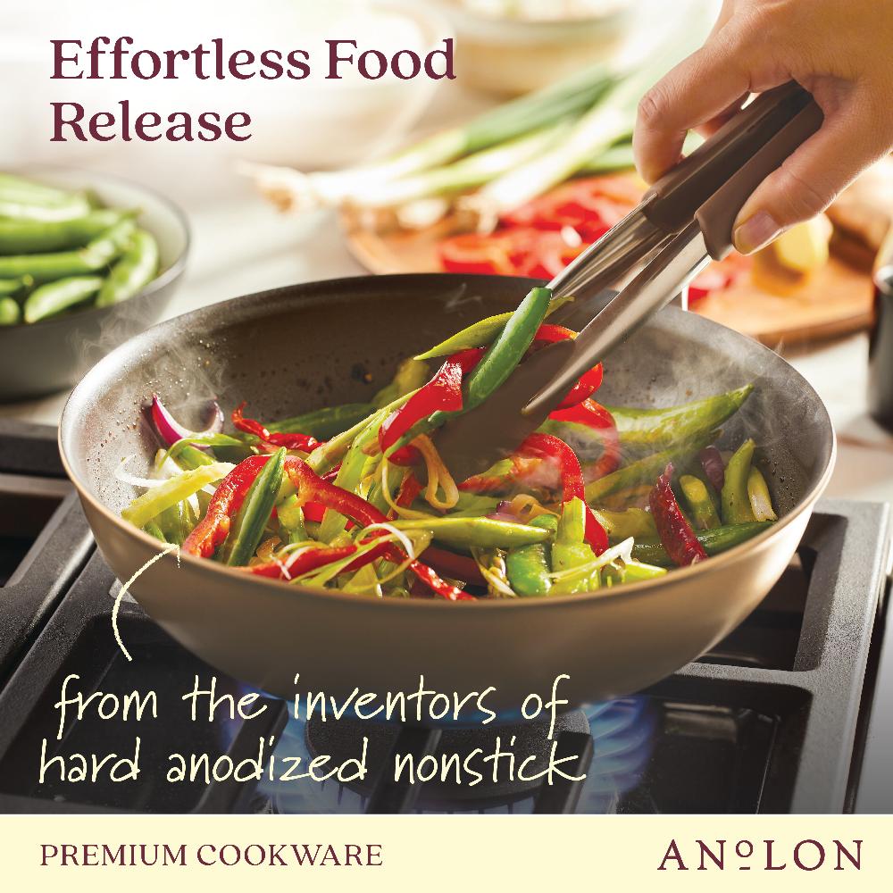 Anolon 10-Inch Hard Anodized Nonstick Stir Fry Pan